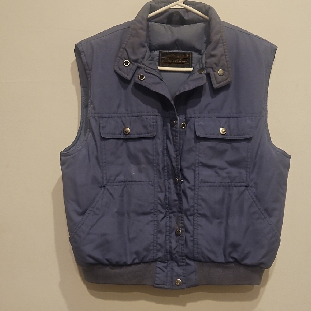 Eddie Bauer Blue Quilted Vest